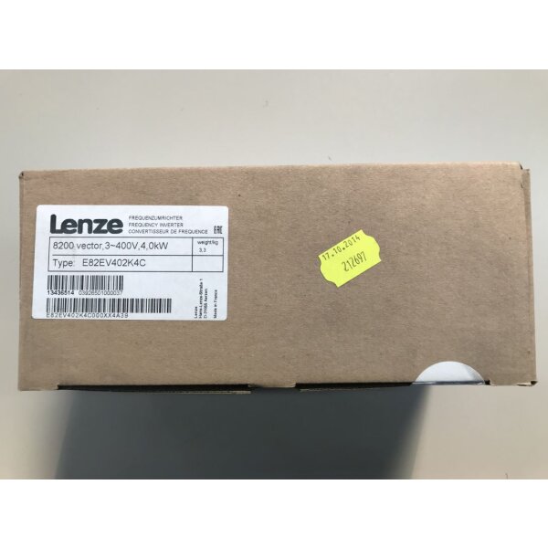 Lenze Frequenzumrichter unpara. E82EV402K4C
