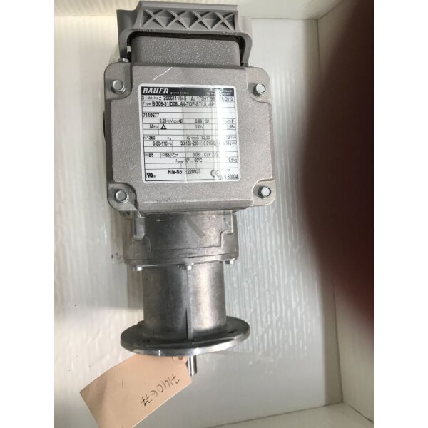 Bauer Motor 0,25kW steckbar